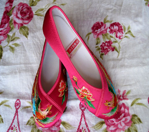 Phoenix Embroidery Shoes (Multicolor)